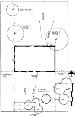 Drawing A Landscape Plan The Base Map Uga Cooperative Extension,Small Nail Salon Design Ideas