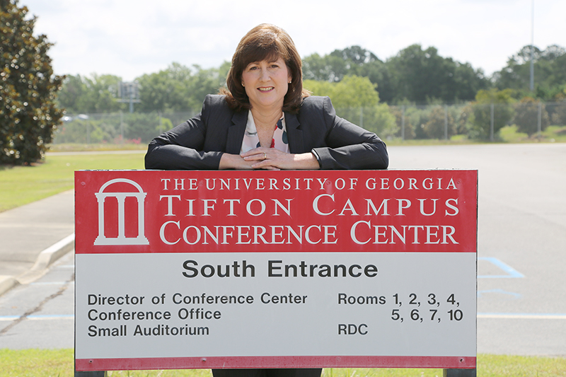 Andrea Scarrow pictured at the UGA Tifton Campus Conference Center.
