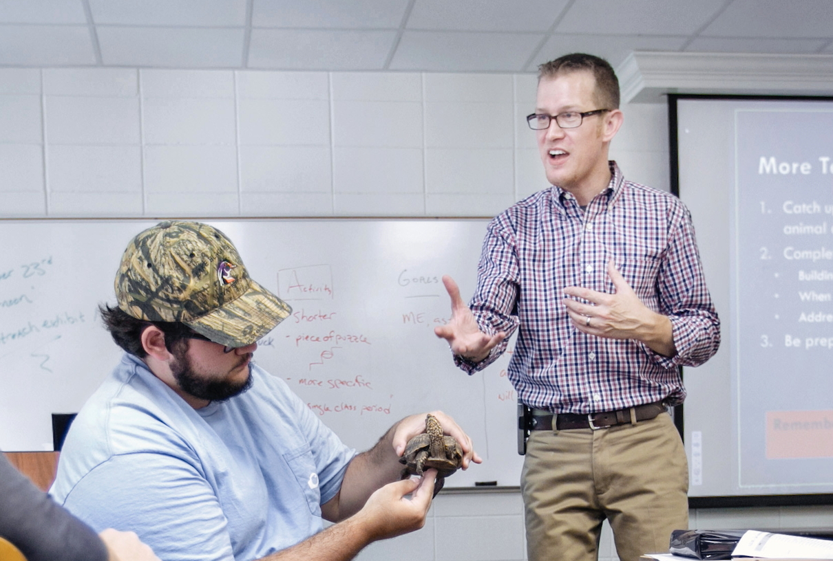 UGA Professor Nick Fuhrman's research interests are in non-formal teaching methods, program evaluation and the use of live animals as teaching tools for educators.