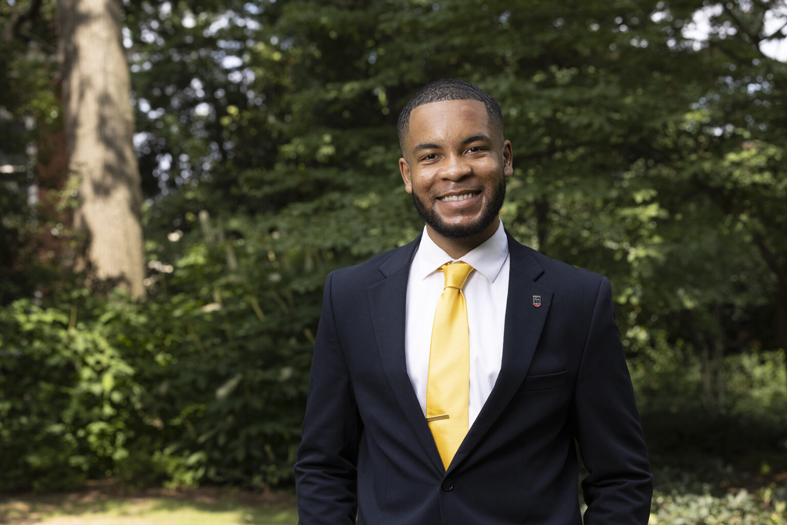 Eric Okanume aims to give a voice to others. A future physician, he takes on leadership roles to advocate for mutual empowerment and ensure college readiness among underrepresented communities.
