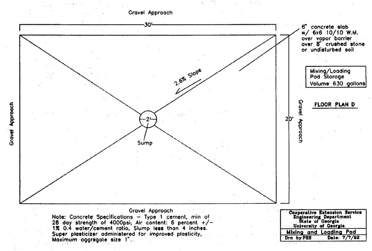 example mixing pad floor plan