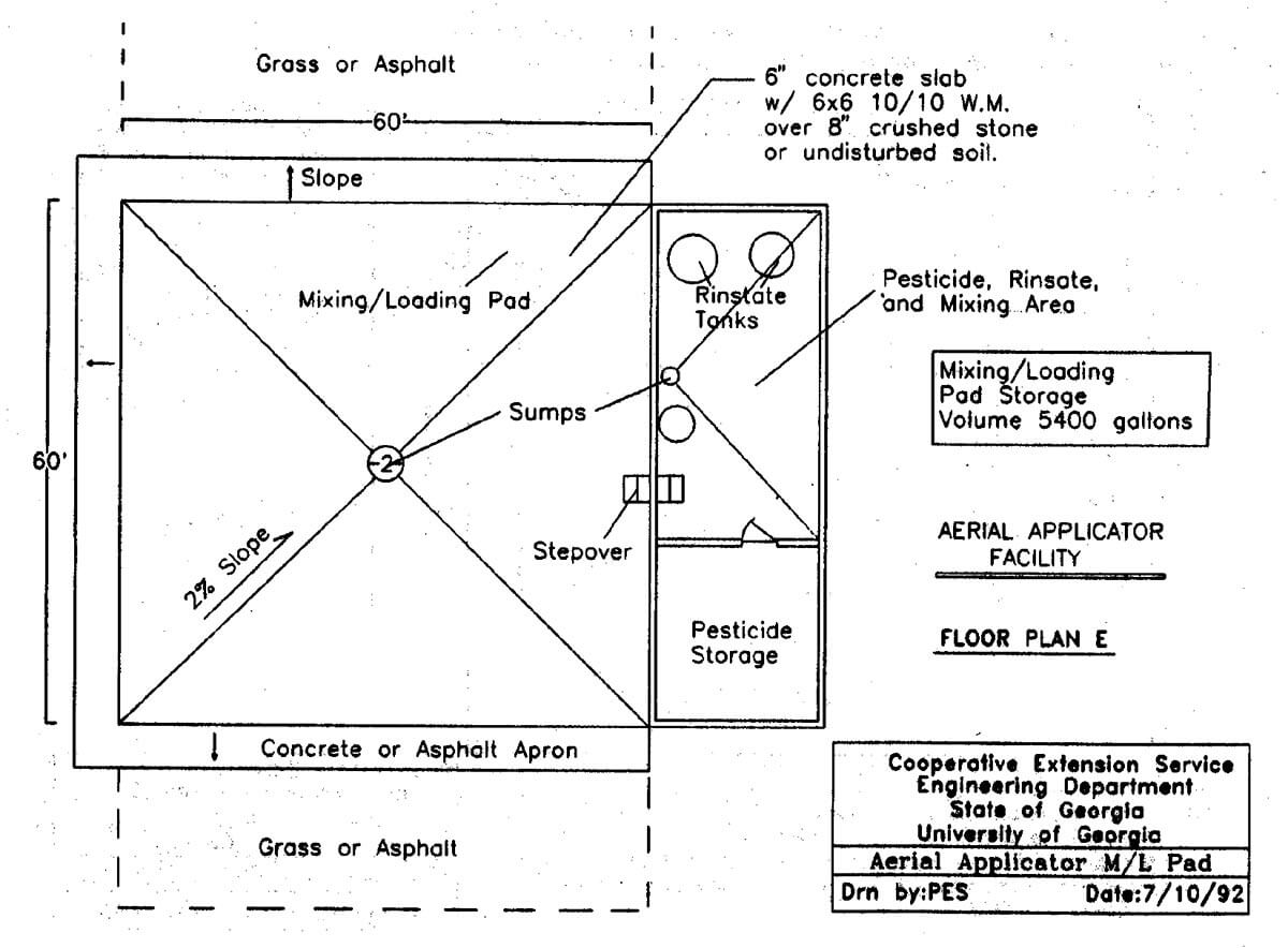 Sample mixing pad floor plan