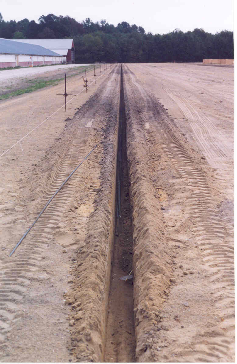 Figure 4. Foundation trench