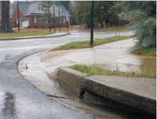 Runoff into storm drain