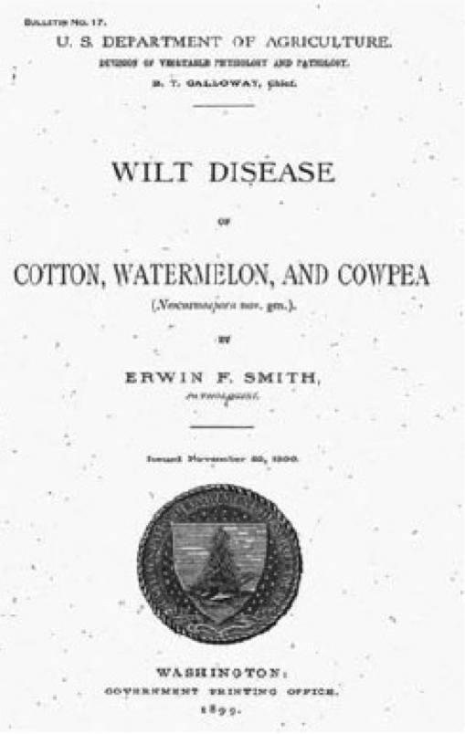 Cover of Wilt Disease of Cotton, Watermelon, and Cowpea paper