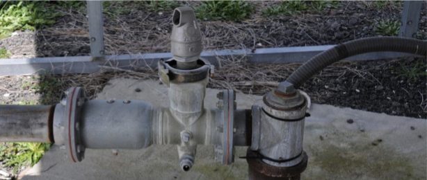 A chemigation check valve