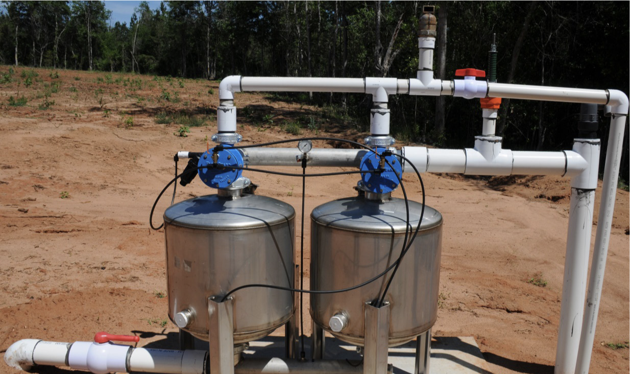 A sand filter system