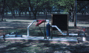 Figure 19. Screen filter and vortex sand separator installations.