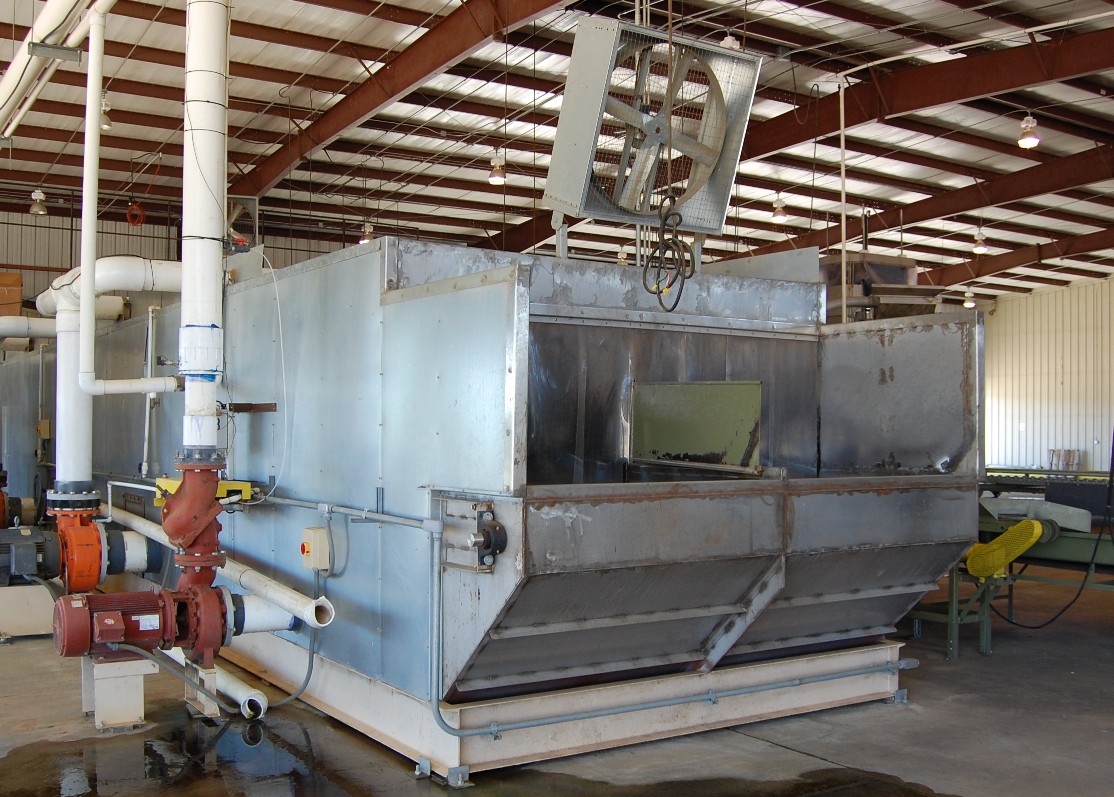 Figure 3. A commercial hydrocooler in Georgia (Courtesy of
Lewis Taylor Farm).