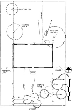 Base map landscape drawing