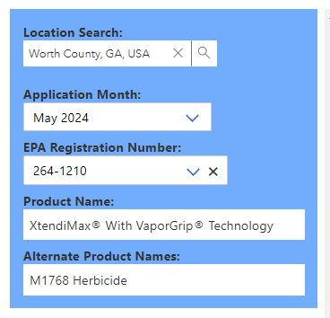 a form with the same inputs as the form in the figure above, but with additional inputs for product name and alternate product name