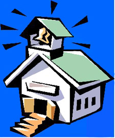 Clip art schoolhouse