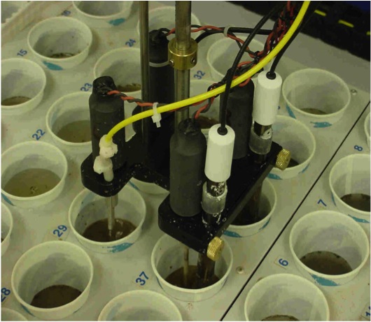 Lab testing of pH of soil samples