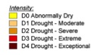 Drought is classified into four levels: moderate (D1,) severe (D2,) extreme (D3) and exceptional (D4) drought. A few areas in central Georgia have been experiencing extreme drought — the second most serious category of drought — continuously since May 2011.