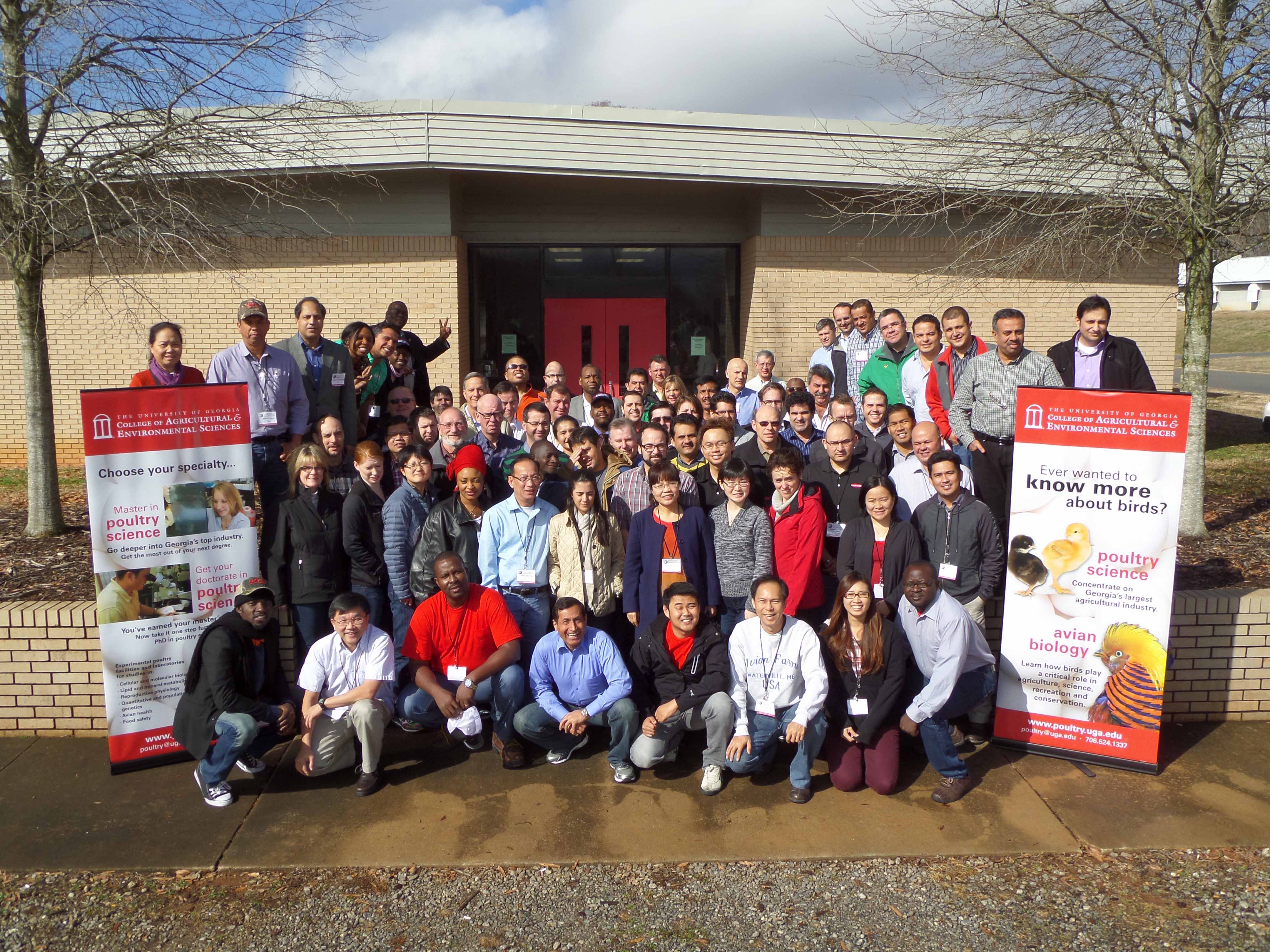 More than 70 poultry farmers and scientists from around the world and the U.S. flocked to Georgia this week for the UGA Department of Poultry Sciences International Short Course.