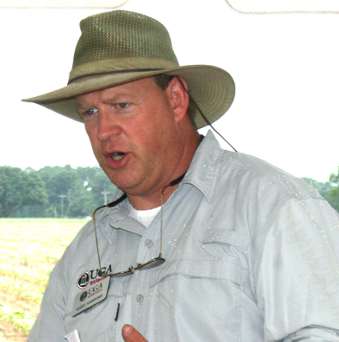 Gary Hawkins, a University of Georgia Extension water resource specialist, speaks during 4-H20 Camp held on Tuesday at Stripling Irrigation Research Park in Camilla, Georgia.