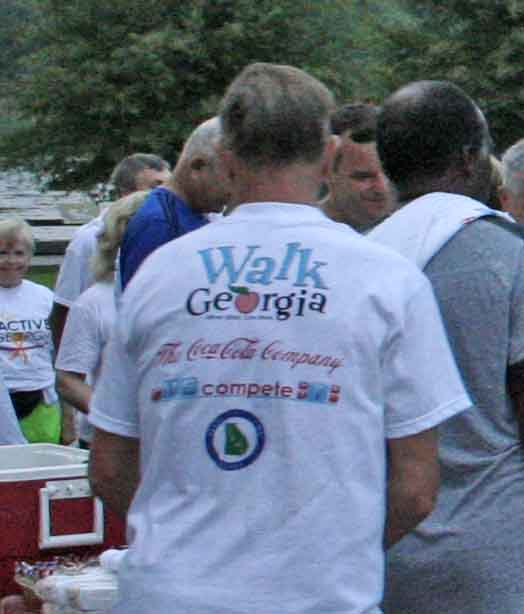 The Georgia Municipal Association's Active Georgia Walk begins on Savannah's River Street early Monday morning, June 23.
