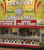A concession stand at the Kiwanis Club Fairgrounds in Griffin, Ga.