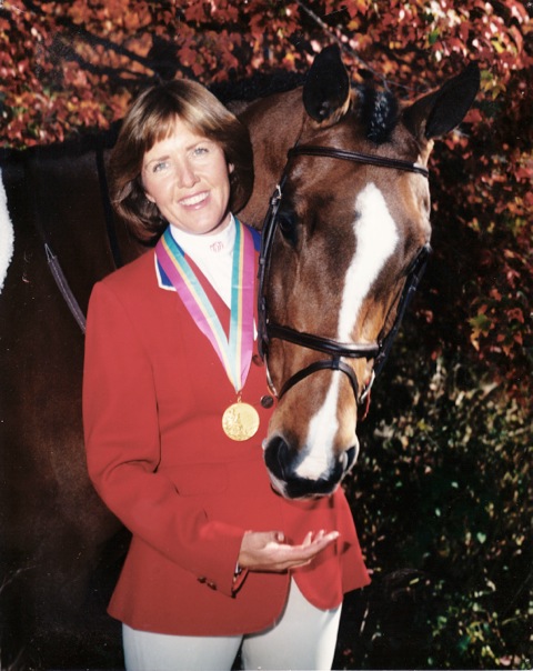 World Cup rider Melanie Smith Taylor is one of only two riders to ever win the “Triple Crown of Show Jumping.” She is the only rider to win the American Invitational, the International Jumping Derby and the American Gold Cup on the same horse, Calypso who is shown with her in the photo.