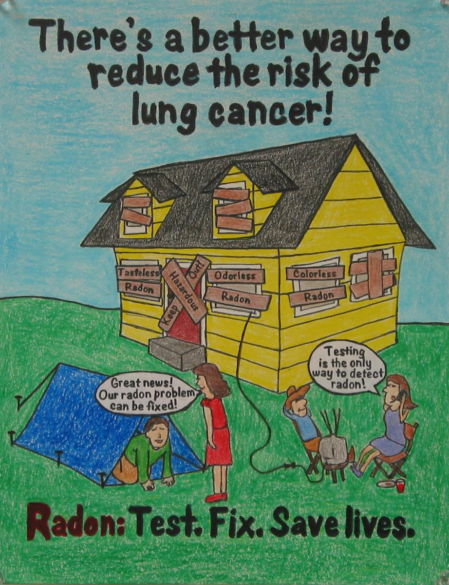 The 2014 UGA Radon Education Program Poster Contest first place entry.
