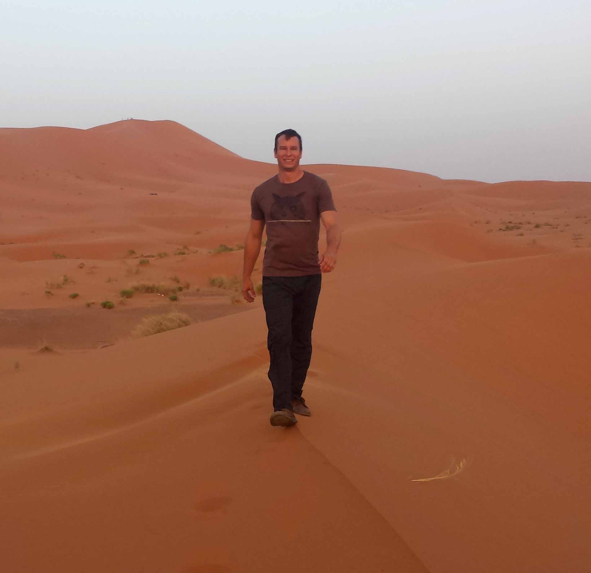 Chris Reynolds, an agribusiness major in the UGA College of Agricultural and Environmental Sciences, presented on his horticultural internship in Morocco during summer 2015. Reynolds is an International Certificate Student and presented at the inaugural international agriculture certificate students night.