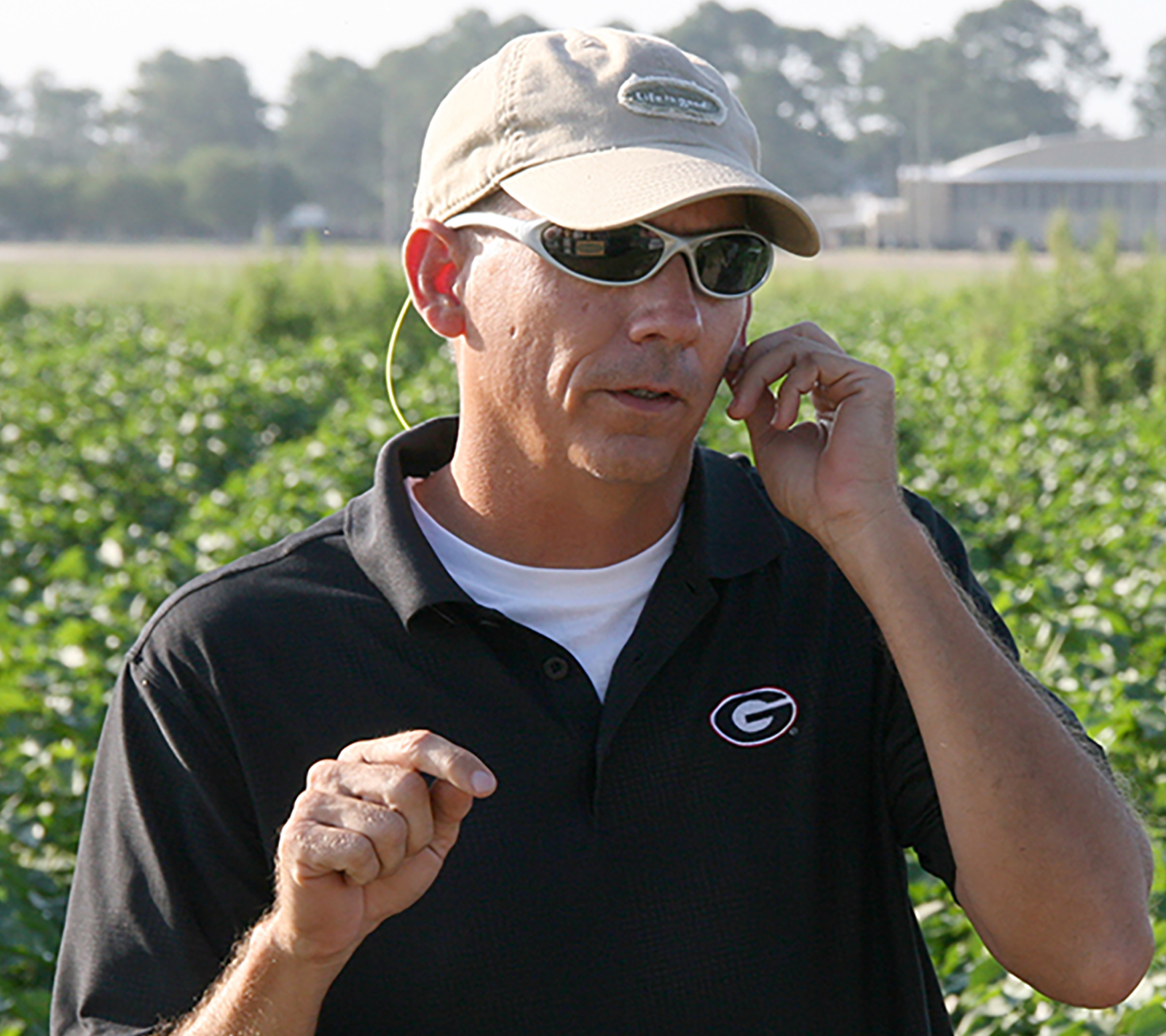 UGA weed scientist Stanley Culpepper speaks during the Sunbelt Field Day in 2015. He is among the scheduled presenters during this year's field day on July 25, 2019.
