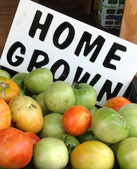 Homegrown tomatoes are one of the most popular fruits available at roadside produce stands.