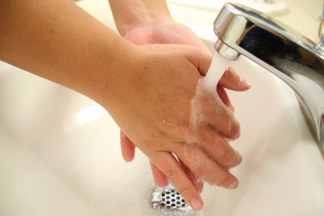 University of Georgia Extension experts say that you should wash your hands for 20 seconds with warm soap and water to effectively clean them. Hand sanitizer is not a replacement for hand-washing. Sanitizer can be used in the event that soap and water are not available, but soap and water are always the best choice for hand-washing.