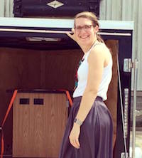 For MaryBeth Hornbeck, the hardest part of using the Rockdale County Extension Office's new traveling kitchen was learning how to drive a vehicle hauling a trailer.