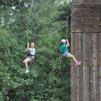 Rock Eagle 4-H Center's environmental education staff will open the camp's high ropes course to the public from 10 a.m. to 1 p.m. on Feb. 17. Adults and children over 11 years old can climb the camp's 30-foot rock wall while waiting for their turn to zip through the pine tree tops on the camp's zip line. 
Experienced staff will be on site to supply all of the necessary climbing gear and safety equipment. Participants must wear close-toed shoes and dress for the weather. Participants are guaranteed at least one trip down the zip line.