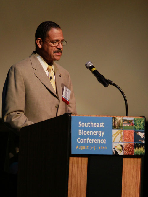 U.S. Represenative Sanford Bishop was among the guest speakers at the 2010 Southeast Bioenergy Conference held this month in Tifton, Ga.