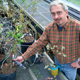 UGA horticulture professor Marc van Iersel shows one version of a soil moisture sensor he tested.