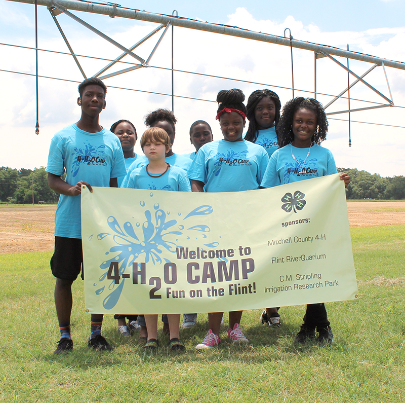 South Georgia 4-H members enjoyed a trip to UGA's Stripling Irrigation Research Park for 4-H20 camp on Wednesday, June 6.