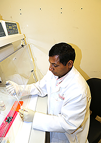 Emran Ali works in the Plant Molecular Diagnostic Lab at UGA-Tifton.

August 30, 2018