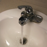 Remember to turn off the faucet when you brush your teeth or shave. Leaving the faucet running during two minutes of brushing wastes 5 gallons each time you brush.