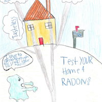 Emma Starnes, a fourth-grade student at David C. Barrow Elementary School in Athens, Georgia, was named a finalist in the 2019 UGA Extension Radon Education Program Poster Contest.