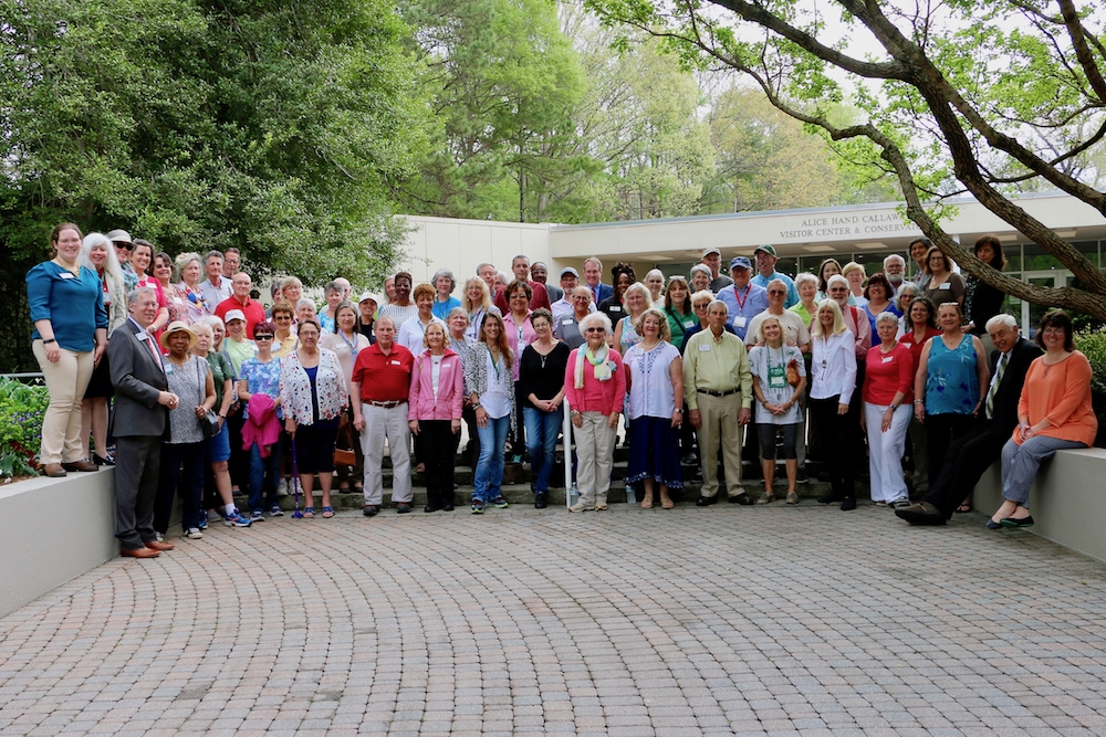 UGA Extension Master Gardeners gather at their annual conference in April at UGA's State Botanical Garden of Georgia in Athens. To celebrate 40 years of service, they hosted David Gibby, far right, who founded the nation's first Master Gardener program in 1972.