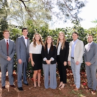 University of Georgia students Jake Matthews, Morgan Hart, Katelyn Bickett, Reaganne Coile, Alyson Dallas, Cam Shepherd and Ben Parker will spend their summer in Washington D.C. as part of the UGA College of Agricultural and Environmental Sciences Congressional Agricultural Fellows Program.