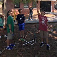 Georgia 4-H'ers from 23 counties gathered at Rock Eagle 4-H Center on Aug. 17 for the annual Georgia 4-H Mission Make-It engineering challenge. Participants designed rockets and space modules inspired by the 50th anniversary of the Apollo 11 moon landing.
