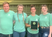 The Coweta County team won first place in the Georgia 4-H 2019 State Forestry Field Day. First Place Senior Team Winners will represent Georgia at the National 4-H Forestry Invitational in August, 2020. The Coweta County team are (pictured left to right) 
Coach Don Morris, Michael Whitlock, Jennifer Brinton, Alexa Hillebrand, Bella Fisk and Coach Buzz Glover.