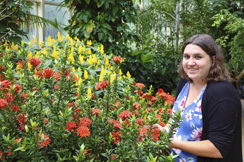 Bethany Harris' UGA degrees exposed her to working with pollinators and butterflies, so her job as assistant director of education at Callaway Gardens is a perfect fit. “In addition to the butterfly center, we have an outdoor butterfly garden and my research at UGA centered around native pollinators and butterflies," she said.