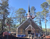 Georgia 4-H plans to officially dedicate the newly restored chapel at Rock Eagle 4-H Center during a ceremony set for June 28, during Georgia 4-H State Council. Just shy of a year after an electrical fire gutted the interior of the building, the restoration of the chapel is nearing completion.