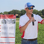 UGA Extension peanut entomologist Mark Abney speaks about peanuts during the Midville Field Day in 2019. Faculty will give presentations online for this year's field day.