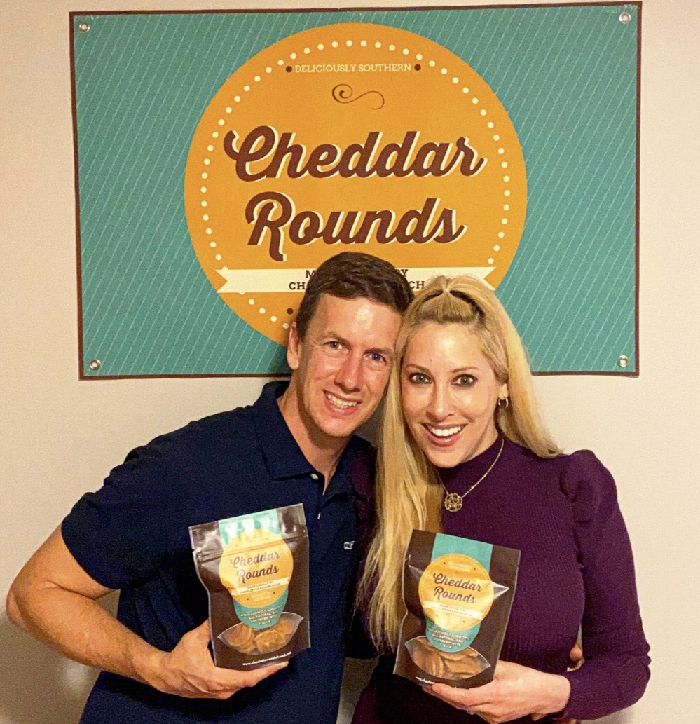 Jen and Warren Simmons won first prize with their Cheddar Rounds in this year's Flavor of Georgia contest. (Submitted photo)