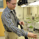 Soybean plants flourish under the grow lights in Wayne Parrott's lab. Parrott is a crop and soil sciences professor at the University of Georgia College of Agricultural and Environmental Sciences.
