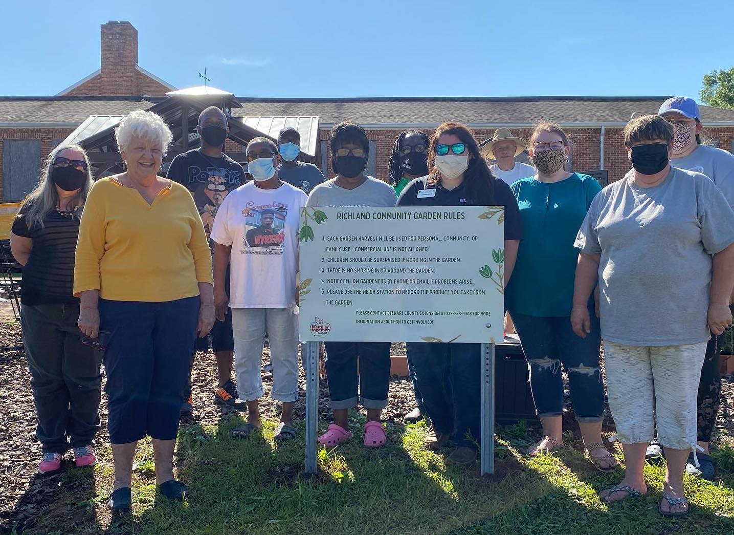 Healthier Together hosted a community-wide planting day at Richland Community Garden in Richland, Georgia, southeast of Columbus.