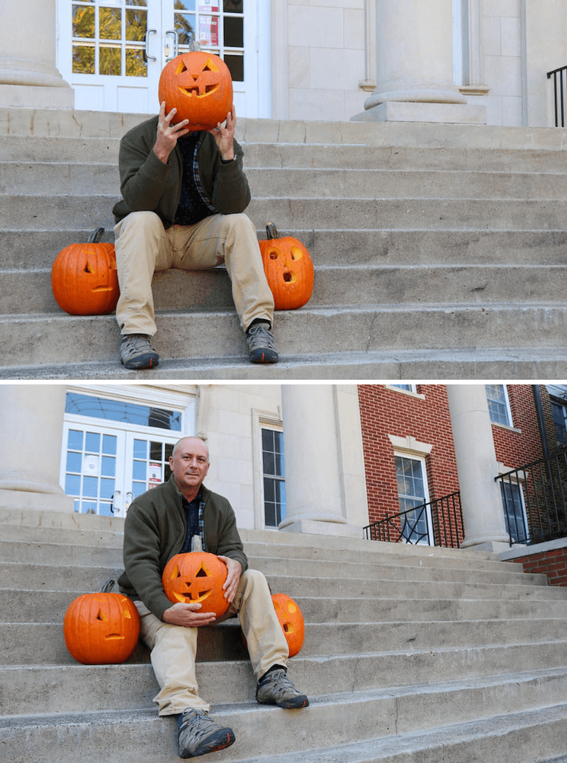UGA Cooperative Extension vegetable specialist Tim Coolong is one of the people behind the pumpkins at UGA.
