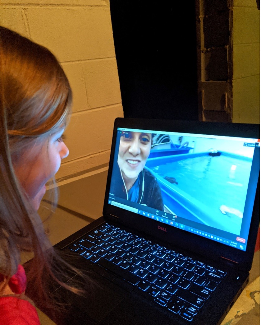Floyd County 4-H’ers participated in a “Zoom into Science” virtual 4-H presentation about sea turtles.
