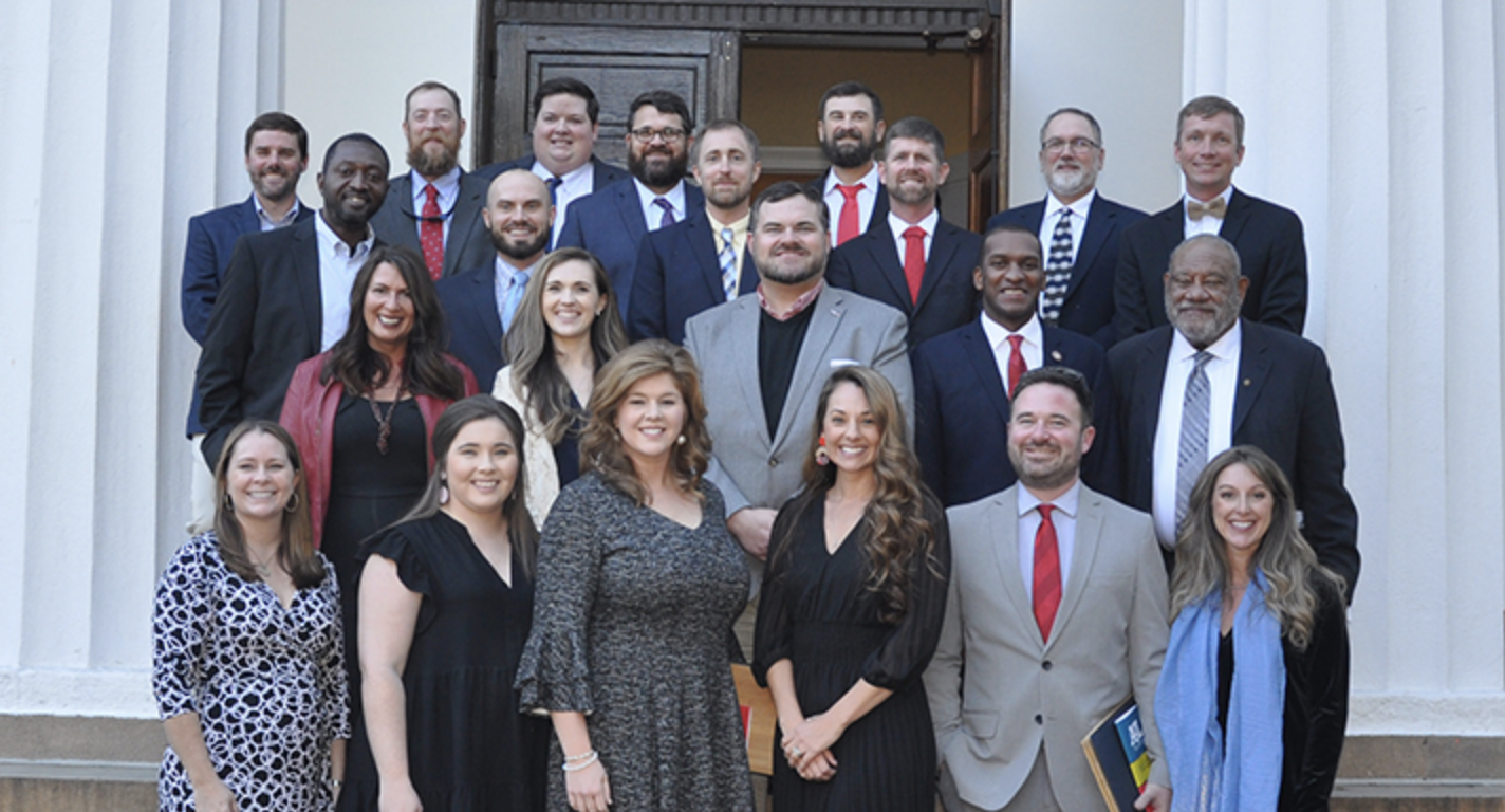Members of the 2021 Class of the Advancing Georgia's Leaders in Agriculture and Forestry program gathered for a graduation ceremony in early November.