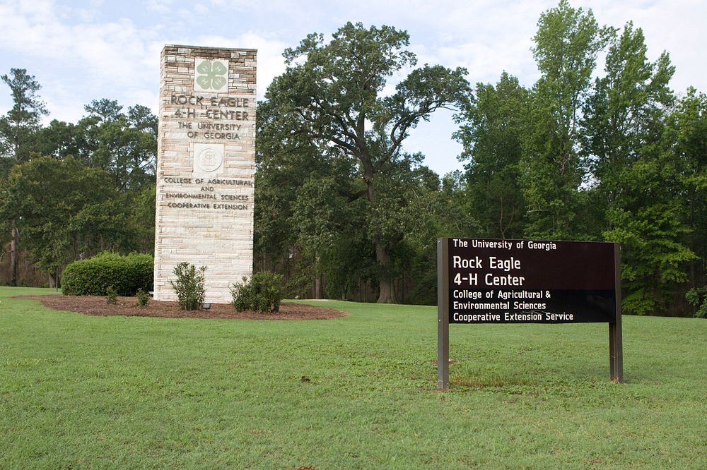 Rock Eagle 4-H Center entrance